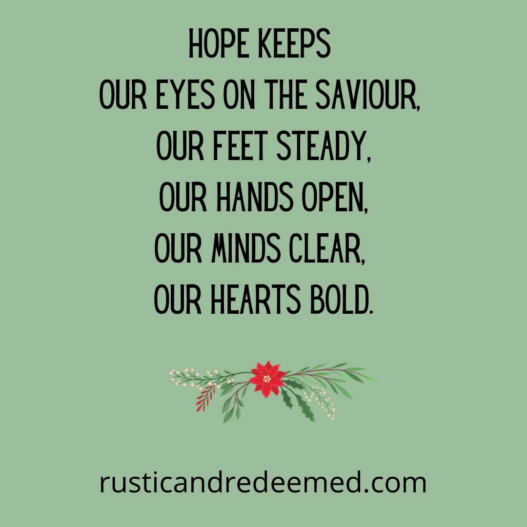 Advent Week 1, “Hope”